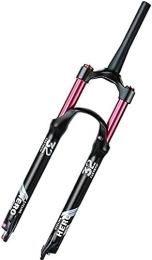 JKAVMPPT Spares JKAVMPPT Bike Suspension Fork 26 / 27.5 / 29'' MTB Air Fork 115mm Travel 1-1 / 8 Straight / Tapered Bicycle Front Fork Rebound Adjustable Disc Brake QR 9mm (Color : Tapered Hl, Size : 29inch)