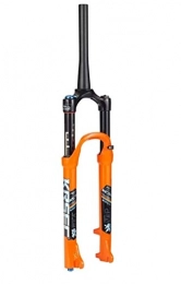 JKFZD Spares JKFZD Mountain Bike Tapered Suspension Fork 26 / 27.5 / 29 Inch MTB Air Fork Magnesium Alloy Damping Adjust Disc Brake (Color : Orange, Size : 29inch)