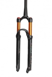 JKFZD Spares JKFZD MTB Mountain Bike Suspension Fork 26 27.5 29 Inch Air Forks with Damping Adjustment Disc Brake Straight Tapered Tube Shoulder Remote Control (Color : B, Size : 27.5inch)
