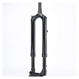 juqingshanghang1 Spares juqingshanghang1 Cycling Equipment Bicycle Fork Mountain Bike Fork 27.5 29er RS1 ACS Solo Air 100 * 15MM Predictive Steering Suspension Oil And Gas Fork for bike (Color : 29INCH Black)