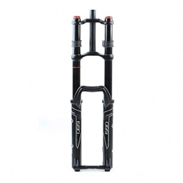 JZAMQ Mountain Bike Fork JZAMQ 27.5 / 29In Mountain Bike Suspension Fork Suspension, Downhill Fork Air Pressure Front Fork With Soft Rear Suspension 3.0Inch Tires