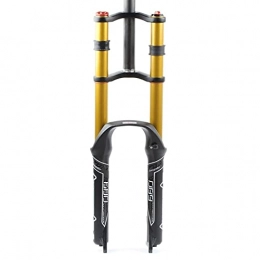 JZAMQ Mountain Bike Fork JZAMQ Bicycle Fork 26 / 27.5 / 29Er Mtb Suspension Air Fork Magnesium Alloy Double Shoulder Air Oil Barrier Straight Downhill Fork
