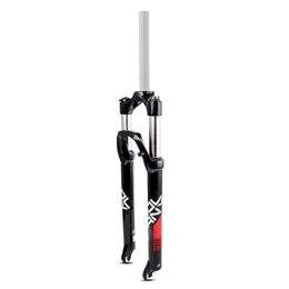 KANGXYSQ Spares KANGXYSQ 26 27.5 29 Inch Mountain Bike Suspension Fork MTB Bicycle Front Fork Ultralight Aluminum Alloy Straight Tube QR 9mm Travel 105mm Manual Lockout (Color : Red, Size : 29inch)