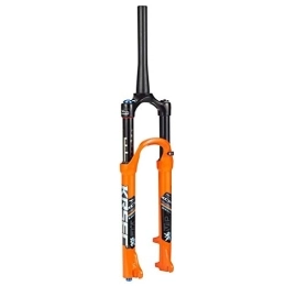KANGXYSQ Spares KANGXYSQ 26 / 27.5 / 29 Inch Suspension Forks, MTB Front Suspension Forks Mountain Bike Damping Air Fork Spinal Canal 1-1 / 2” (Color : Orange, Size : 27.5in)