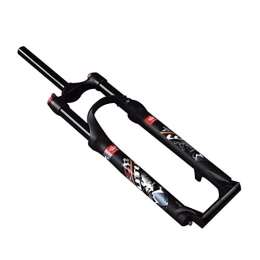 KANGXYSQ Spares KANGXYSQ 26 / 27.5 / 29in Bike Suspension Forks, Aluminum Alloy Mountain Bike Suspension Fork Shoulder Control Air Fork (Color : Black, Size : 27.5in)