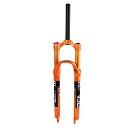 KANGXYSQ Spares KANGXYSQ 26 / 27.5 / 29in Mountain Bike Fork, One-piece Magnesium Alloy Suspension Air Fork Shoulder Control / wire Control (Color : Straight a, Size : 26in)