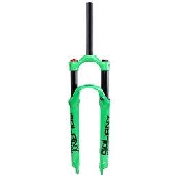 KANGXYSQ Spares KANGXYSQ 26 Inch 27.5 Inch 29 Inch Mountain Bike Air Suspension Fork 1-1 / 8" Magnesium Alloy 100mm Travel Manual Lockout Disc Brake - Red (Color : Green, Size : 27.5 inch)