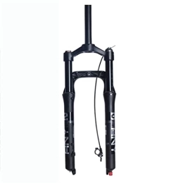KANGXYSQ Mountain Bike Fork KANGXYSQ 26 Inch MTB Suspension Fork, 28.6 Straight Tube Fat Tire Air Fork QR 9mm Travel 120mm Mountain Bike Fork Manual Lock XC Bicycle Forks (Color : Straight Remote, Size : 26inch)