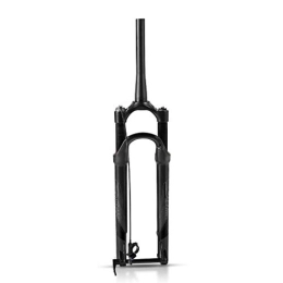 KANGXYSQ Mountain Bike Fork KANGXYSQ 27.5" 29" Mountain Bike Suspension Fork, MTB 1-1 / 8" Aluminum Alloy Bicycle Front Forks With Shock Absorber Travel:100mm - Black (Color : B, Size : 27.5inch)
