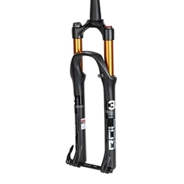 KANGXYSQ Spares KANGXYSQ 29 Inch Mountain Bike Suspension Fork, Magnesium Alloy Disc Brake Shoulder Control Damping Adjustment Travel 15 * 110mm (Size : 27.5inch)