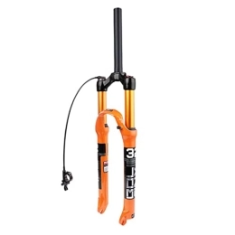 KANGXYSQ Mountain Bike Fork KANGXYSQ Mountain Bike Front Fork MTB Air Suspension Fork 26 27.5 29 Inch Travel 120mm 28.6mm Threadless Steerer Manual / Remote Lockout QR 9mm (Color : Straight Remote, Size : 27.5inch)