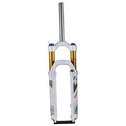 KANGXYSQ Spares KANGXYSQ Mountain Bike Suspension Fork 1-1 / 8' 28.6mm Lightweight Magnesium Alloy MTB Suspension Lock Shoulder Travel:100mm (Color : White, Size : 27.5inch)