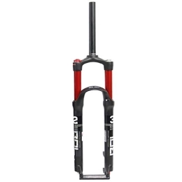 KANGXYSQ Spares KANGXYSQ Mountain Bike Suspension Fork 26, 1-1 / 8'' Lightweight Magnesium Alloy MTB Straight Pipe Gas Fork Shoulder Control Balck 1830g (Color : A, Size : 26inch)