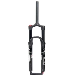 KANGXYSQ Mountain Bike Fork KANGXYSQ Mountain Bike Suspension Fork, 27.5 Inch Ultralight Magnesium Alloy Shock Absorber Straight Accessories 1-1 / 8" Travel 100mm (Color : A, Size : 26inch)