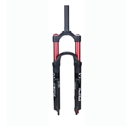 KANGXYSQ Mountain Bike Fork KANGXYSQ MTB Fork Mountain Bike Suspension Fork 26 / 27.5 / 29 Inch Air Mountain Bike Suspension Fork Suspension MTB Fork 100mm Travel Straight Tube Bicycle Front Fork (Color : Red, Size : 27.5inch)