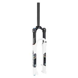 KANGXYSQ Spares KANGXYSQ Suspension Fork Shoulder Control 26 / 27.5 Inch Mountain Bike Ultralight Magnesium Alloy Shock Absorber 100mm (Color : White, Size : 27.5inch)