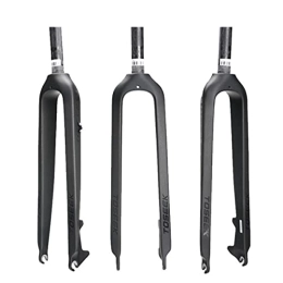 Kays Spares Kays Mountain Bicycle Suspension Forks 26 / 27.5 / 29 Inch MTB Bike Front Fork With Rebound Adjustment Ultralight Mountain Bike Front Forks(Size:26IN, Color:Black)