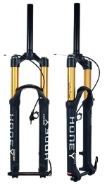 Kcolic Mountain Bike Fork Kcolic 26 / 27.5 / 29 Bicycle Suspension Fork 34 mm Standpipes Threadless Conical Fork Shaft 120 mm Suspension Travel MTB Air Fork Damping Rebound Adjustment B, 27.5
