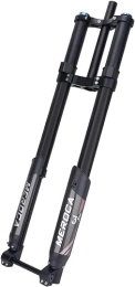 Kcolic Mountain Bike Fork Kcolic 26 / 27.5 / 29 Inch Bicycle Suspension Fork, Mountain Bike, Air Double Shoulder, Downhill Abs, Shock Absorber, MTB / QR / AM 26