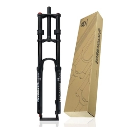 KLWEKJSD Spares KLWEKJSD Mountain Bike Suspension Fork 26 27.5 29'' MTB Air Fork Travel 160mm Disc Brake Straight Fork QR Rebound Adjustale Manual Lockout (Color : Svart, Size : 27.5'')