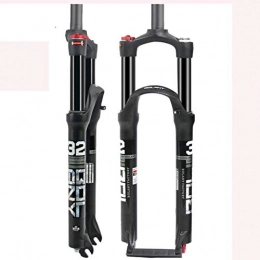 KQBAM Spares KQBAM Bicycle Mtb Suspension Fork, Mountain Bike Front Suspension Fork, Double Air Chamber System, Suspension Air Fork, Aluminum Alloy Pneumatic System, Black-27.5In