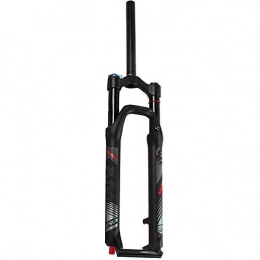 KQBAM Spares KQBAM Mountain Bike Suspension Fork 26 Inches, 1-1 / 8"28.6Mm Aluminum Alloy Straight Tube Damping Adjustment Travel 120Mm, A-27.5Inch