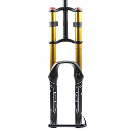 KQBAM Mountain Bike Fork KQBAM Mtb Dh Bicycle Fork 26 27.5 29 In Bicycle Suspension Fork 1-1 / 8 Downhill Fork 15Mmthru Axis Damping Adjustment Travel 135Mm