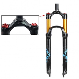 KQBAM Spares KQBAM Suspension Fork 27.5 Mountain Bike Lightweight Magnesium Alloy 1-1 / 8 '' Mtb Bicycle Throttle Fork Shoulder Remote Control Control 100Mm