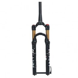 KQBAM Spares KQBAM Suspension Fork Black In Fiber Carbon Fork Bicycle Mountain Rigid Thread Through Front 26Inch Coins