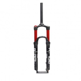 KQBAM Mountain Bike Fork KQBAM Suspension Fork Mountain Bicycle 26 / 27.5 / 29 Inch Double Air Chamber Bicycle Shoulder Independent Bridge