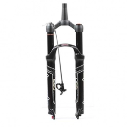 KQBAM Spares KQBAM Suspension Mountain Bike Forks, Conical Tube Air Pressure Suspension Fork 26 / 27.5 / 29 Inch Damping Shoulder Control / Remote Locking Suspension Travel 120Mm Bicycle Front