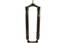 L.BAN Mountain Bike Fork L.BAN Rigid Fork MTB Full Carbon Fork, PM Post Mount Disc Brake, 44.5cm For 26in Wheel Suitable For Long Distance Cycling