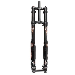 L.BAN Mountain Bike Fork L.BAN Suspension Fork 26 / 27.5 / 29" Mountain Bike DH / FR, Double Shoulder Control With Adjustment Of Damping Pneumatic Shock Absorbers, Travel Distance: 203mm