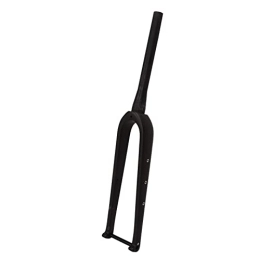 Lantro JS Mountain Bike Fork LANTRO JS Road and Mountain Bike Repair Parts: Matte Tapered 700C Carbon Fiber Fork with 100mm T800 Strength