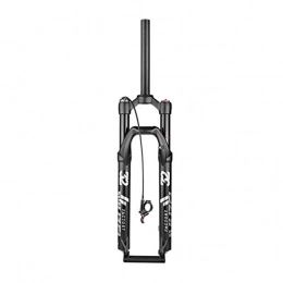 LBBL Mountain Bike Fork LBBL Bicycle Front Fork, Air Suspension Fork 26, 27.5, 29 Inches Straight Pipe Shoulder Control / Remote Lockout Absorber Bicycle Disc Brake Travel 120mm Suspension Fork (Color : B, Size : 26 inch)