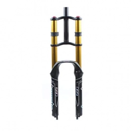LBBL Mountain Bike Fork LBBL Bicycle Oil Spring Front Fork, Double Shoulder 26, 27.5, 29 Inches Damping Adjustment Suspension Front Fork Bicycle Accessories Bicycle front fork (Size : 26 inches)