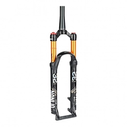 LBBL Mountain Bike Fork LBBL Mountain Bicycle Front Fork Air Fork, 26 27.5 Inch Suspension Straight Tapered Tube Thru Axle QR Quick Release MTB Bicycle Bike Fork 120mm Travel Bicycle front fork