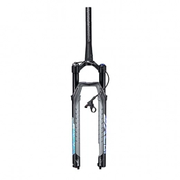 LBBL Mountain Bike Fork LBBL Mountain Bicycle Front Fork Bicycle Fork, 27.5 / 29er 100mm Mountain MTB Bike Fork Of Air Damping Front Fork Remote Suspension Fork Bicycle front fork (Color : A, Size : 29 inches)