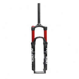 LBBL Mountain Bike Fork LBBL Mountain Bicycle Front Fork Double Air Chamber Suspension Fork, Mountain Bike Fork 26 Inch 27.5 Inch 29 Inch Air Fork Stroke 100 Mm Bicycle front fork (Color : A, Size : 26inches)
