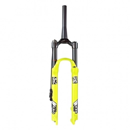 LBBL Mountain Bike Fork LBBL Mountain Bicycle Front Fork Mountain Bicycle Suspension Forks, 26 / 27.5 / 29 Inch Bike Front Fork With Rebound Adjustment 100Mm Travel Air Ultralight Gas Shock Bicycle front fork