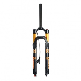 LBBL Spares LBBL Mountain Bicycle Front Fork Mountain Bike Straight Tube Open Front Fork, Damping Wire Control 27.5 29 Inch Air Pressure 100 * 15mm Barrel Shaft Bicycle front fork (Color : B, Size : 29 inches)