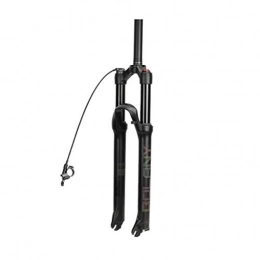 LBBL Mountain Bike Fork LBBL Mountain Bike Air Fork, Straight Pipe 26, 27.5, 29 Inch Suspension Mountain Bike Wire Control Damping Adjustment 100mm Travel Disc Brake Bicycle front fork (Size : 29 inches)