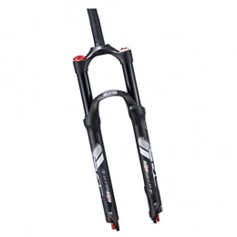LBBL Mountain Bike Fork LBBL Mountain Bike Front Fork, Straight Tube 26, 27.5 Inches Double Air Chamber Damping Adjustment Shoulder Contro A Column Brake Suspension Fork (Color : C, Size : 27.5 Inches)