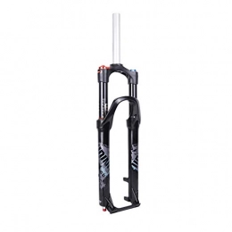 LBBL Spares LBBL Mountain Bike Suspension Fork, 26, 27.5, 29 Inch Straight Tube Shoulder Control Quick ReleaseDamping Magnesium Alloy Air Fork Bike Front Fork (Size : 27.5Inchs)