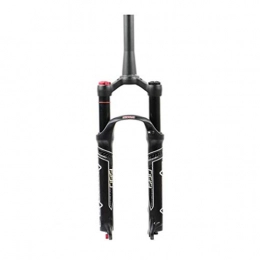 LBBL Spares LBBL Suspension Bicycle Front Fork, Conical Tube Air Pressure Suspension Fork 26 / 27.5 / 29 Inch Damping Shoulder Control / Remote Lockout Travel 120mm Mountain Bike Front Fork