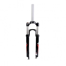 LBBL Spares LBBL Suspension Mountain Bike Forks, Air Suspension Fork Double Shoulder Control Straight Tube 26, 27.5, 29 Inches Air Shock Absorber Bicycle Disc Brake Travel 105mm Bicycle front fork