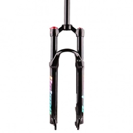 LBBL Spares LBBL Suspension Mountain Bike Forks, Air Suspension Fork Double Shoulder Control Straight Tube 26, 27.5, 29 Inches Air Shock Absorber Bicycle Disc Brake Travel 105mm MTB Horquilla (Size : 29 inches)