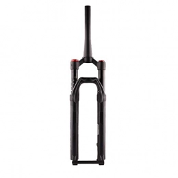 LBBL Mountain Bike Fork LBBL Suspension Mountain Bike Forks, Bicycle Barrel Axle Front Fork 27.5, 29 Inch Conical Tube Shoulder Lock Mountain Bike Damping Adjustment Stroke 100 Mm MTB Horquilla (Size : 29 inches)