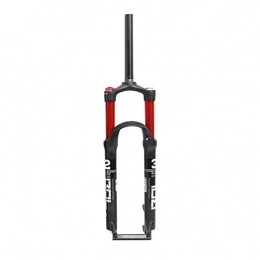 LBBL Spares LBBL Suspension Mountain Bike Forks, Suspension Fork Straight Tube 26, 27.5, 29 Inch Shoulder Control Double Gas Shock Absorber 100mm Travel MTB Horquilla (Color : A, Size : 26 inch)