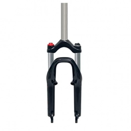 LDG Spares LDG 20" Suspension Fork, 28.6mm Aluminum Alloy Disc Brake Shoulder Control Damping Adjustment Cone Tube 1-1 / 8" Travel 100mm (Size : 20inch)
